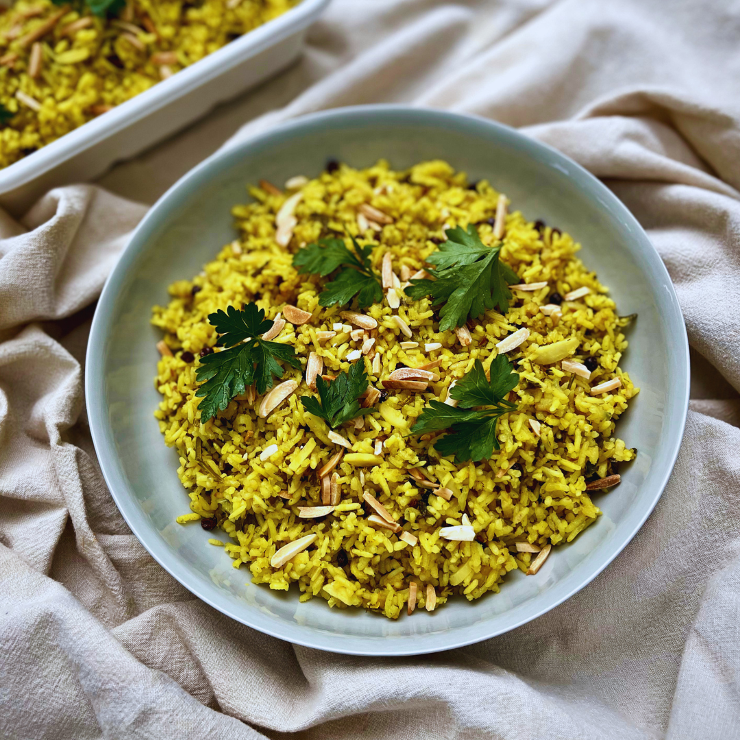 Lemon, Herb & Almond Pilaf