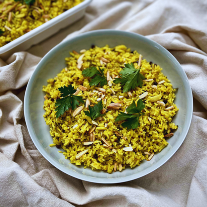 Lemon, Herb & Almond Pilaf