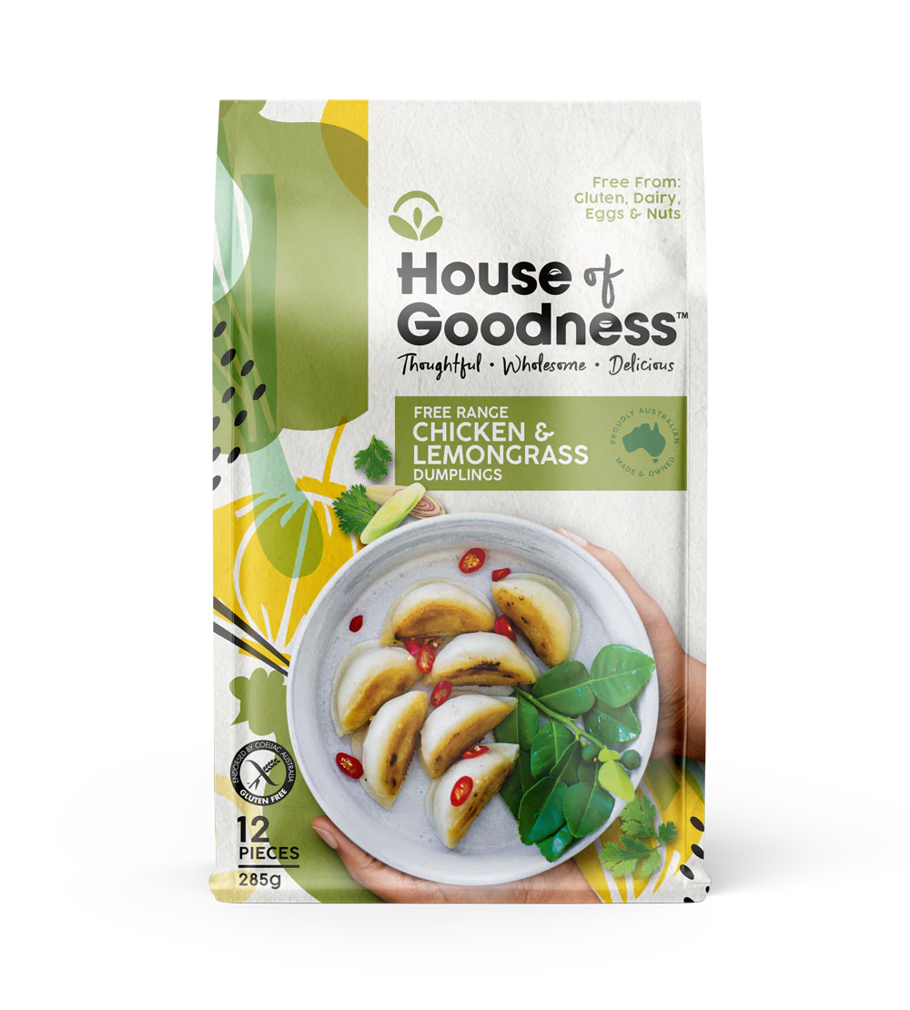 Chicken & Lemongrass Dumplings (Gluten Free)