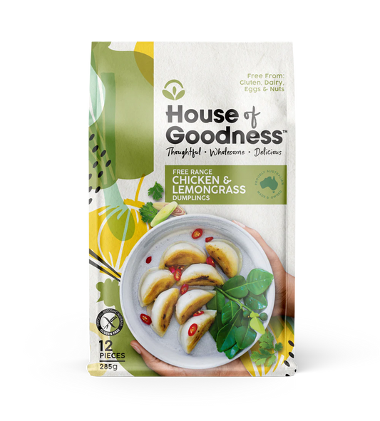 Chicken & Lemongrass Dumplings (Gluten Free)