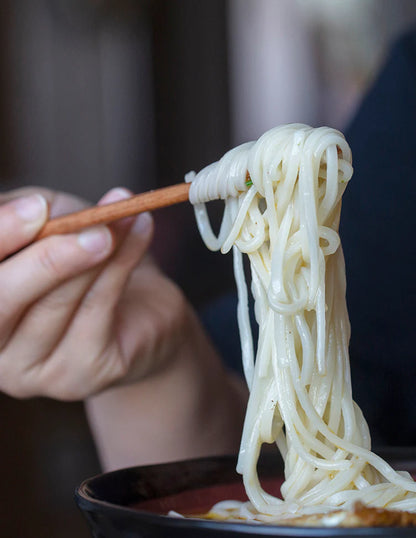 Shanghai Style Fresh Noodles & Aromatic Sauce (Gluten Free, Vegan)