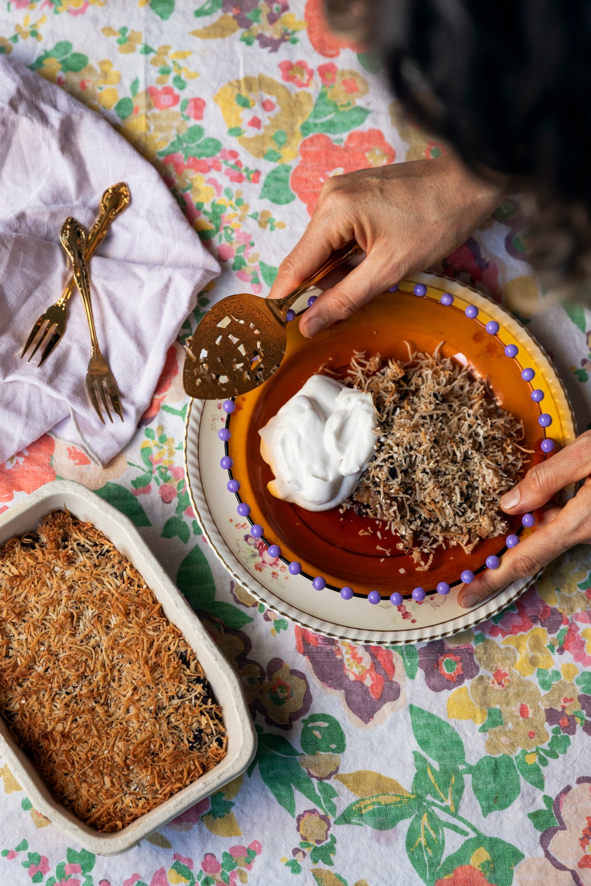 Miso Apple Crumble