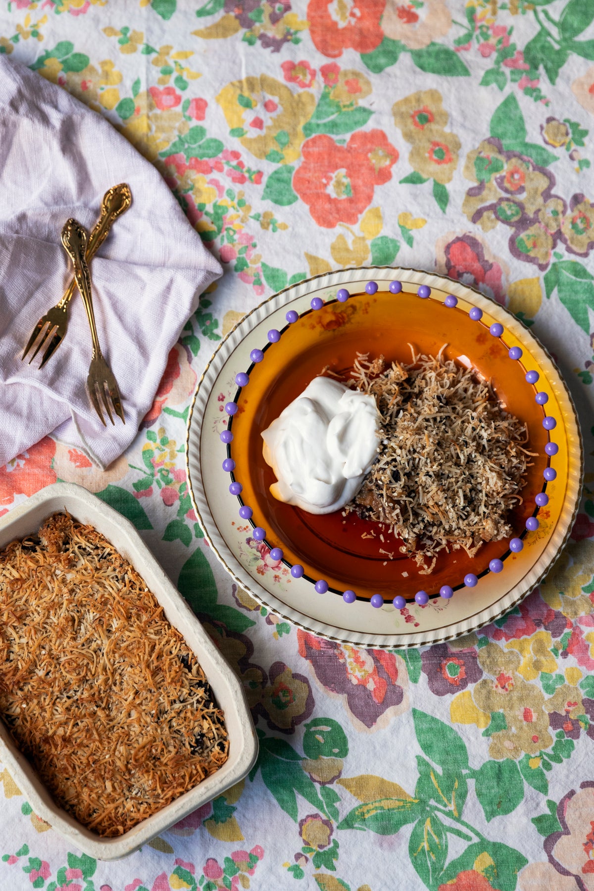 Miso Apple Crumble