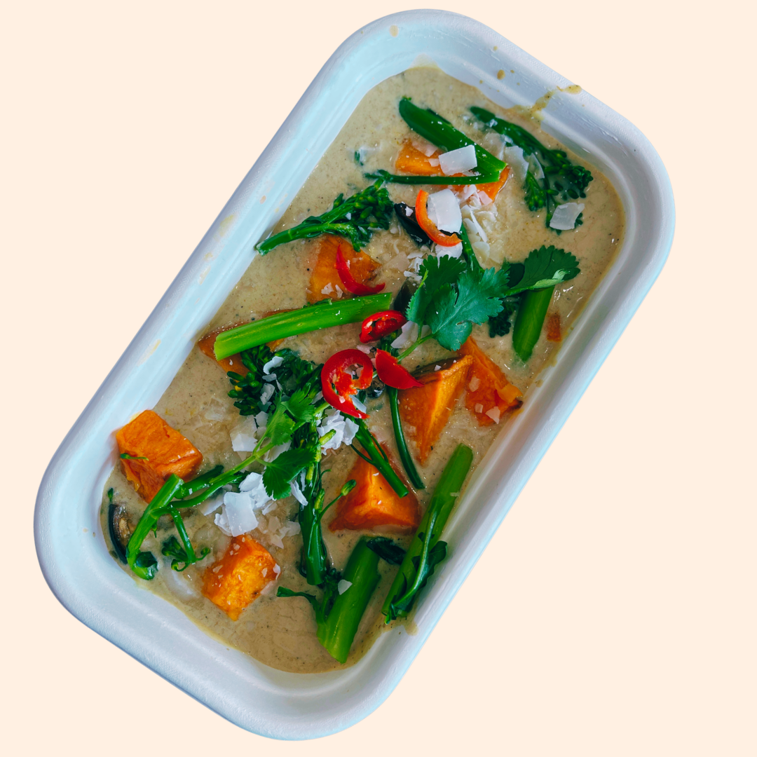 Vegetable Green Curry | Vegan