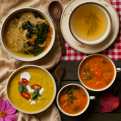 immune boosting gut friendly gluten free hearty soups made with organic ingredients. frozen ready made meals melbourne