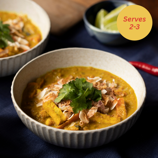 bali biodynamic tofu curry vegan organic ready made meal in sustainable packaging melbourne