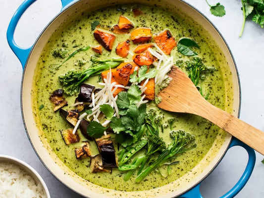 Veggie Green Curry | Vegan