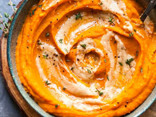 Sweet Potato Mash | Plant Based Healthy Side Dishes