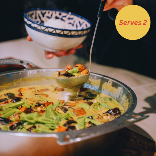 Vegetable Green Curry | Vegan